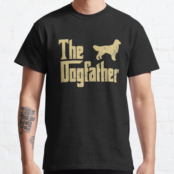 The Dogfather Golden Retriever Funny Dog Owner  Classic T-Shirt