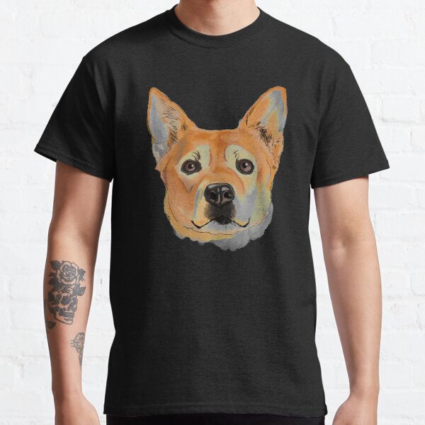 Watercolor Carolina Dog Classic T-Shirt