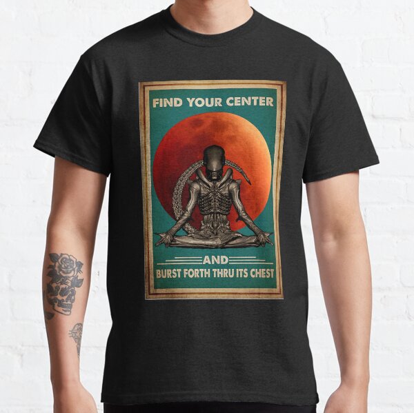 Find your center and burst forth thru chest - YOGA MEDITATION Classic T-Shirt