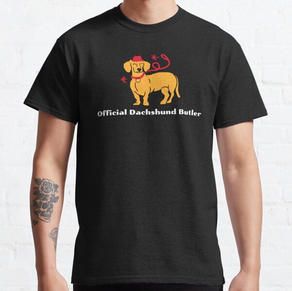 Official Dachshund Butler Dogg Funny Classic T-Shirt