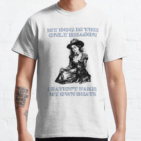 Dog is Life In Blue Classic T-Shirt