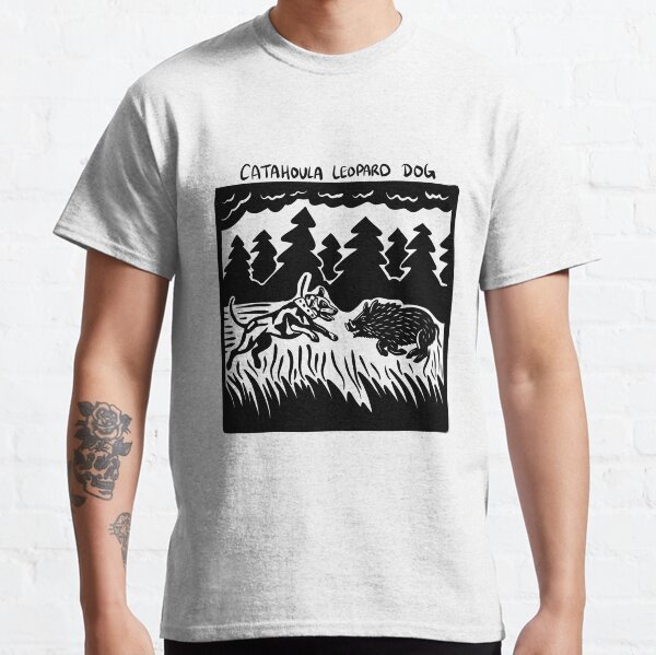 Catahoula Leopard Dog Stamp Art Classic T-Shirt