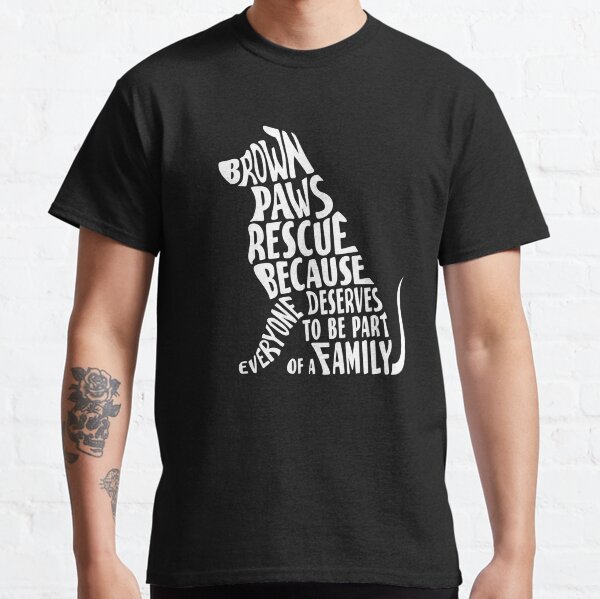 Brown Paws Rescue Classic T-Shirt