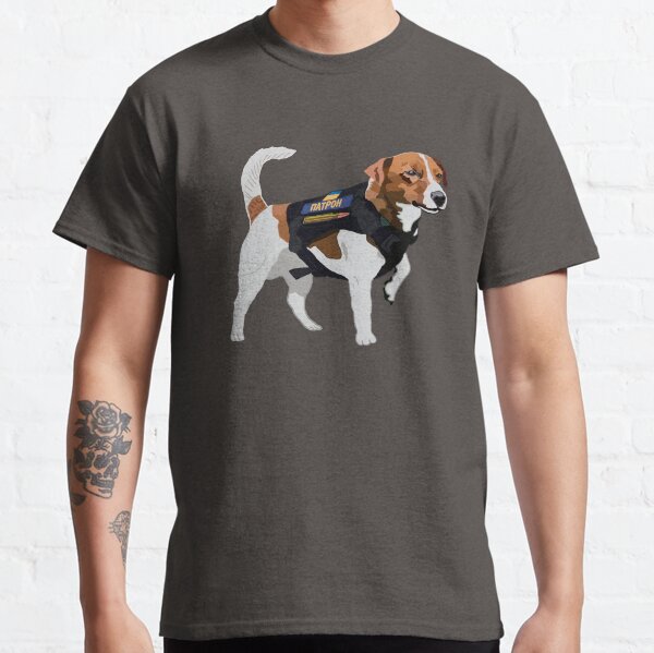 Patron the Dog from Ukraine - Ukrainian National Superhero Classic T-Shirt