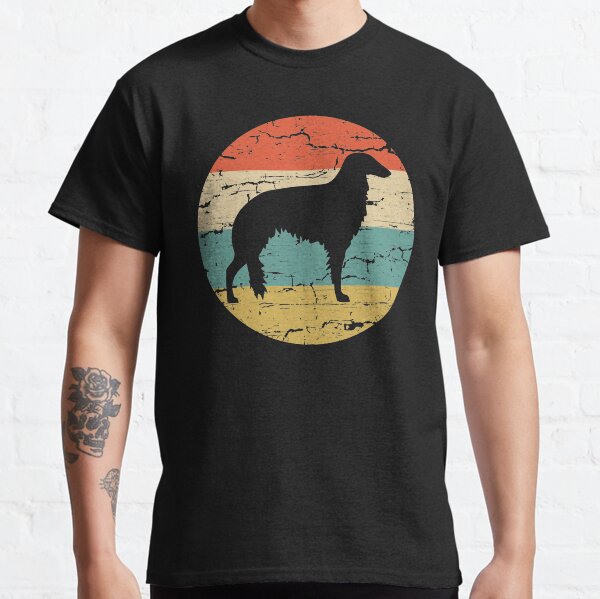Silken Windhound Vintage Retro Dog Lover Gift Classic T-Shirt