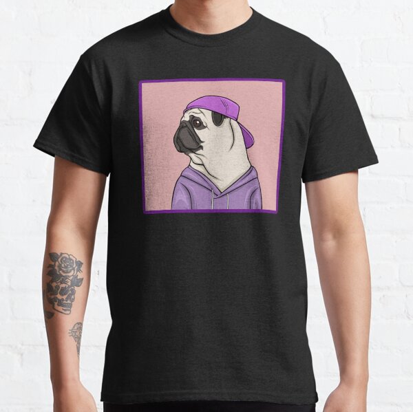 Purple Pug Classic T-Shirt