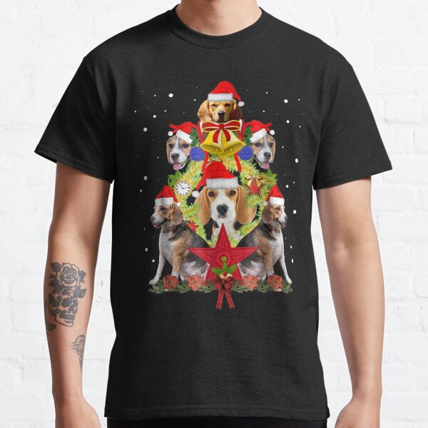 Beagle Christmas Tree - Xmas Dog Lover Classic T-Shirt
