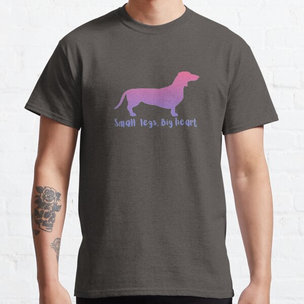 Small legs, big Heart- dachsund Classic T-Shirt