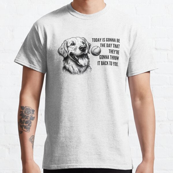 Golden Retriever - Funny Wonderwall Classic T-Shirt