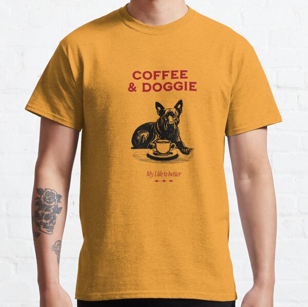 Coffee and dog Classic T-Shirt