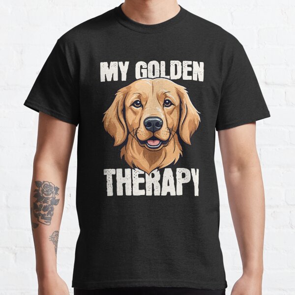 Golden Retriever Therapy Dog Lover Classic T-Shirt
