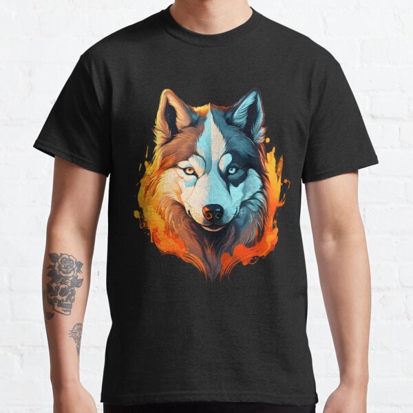 Fire Husky Classic T-Shirt