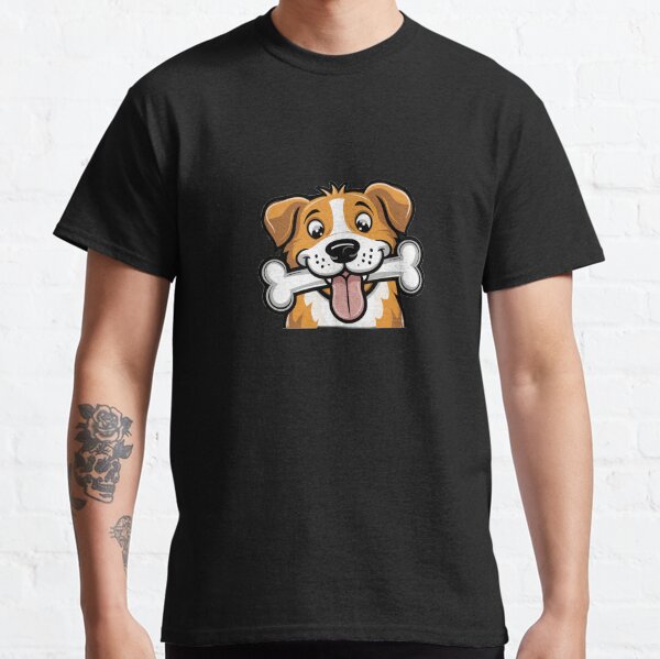 Dog with bone Classic T-Shirt