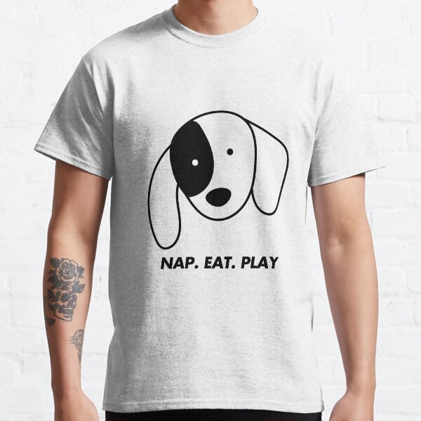 Minimalist Dog Line Art  Cute Pet Lover, Dog Lover Gift Classic T-Shirt