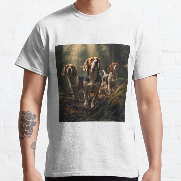 Beagles in the Woods Classic T-Shirt