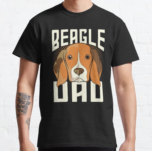 Fathers Day Beagle Dad Dog Lover Pet Beagle Classic T-Shirt