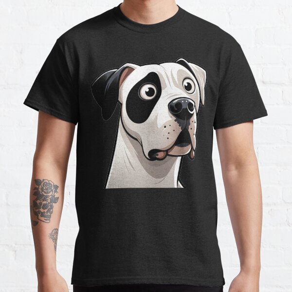 Surprised Dogo Argentino  Classic T-Shirt
