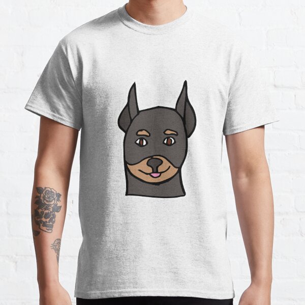 Beauceron Dog Cartoon Drawing Classic T-Shirt