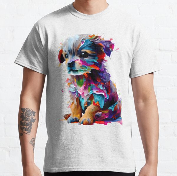 Cute dog lover art  Classic T-Shirt