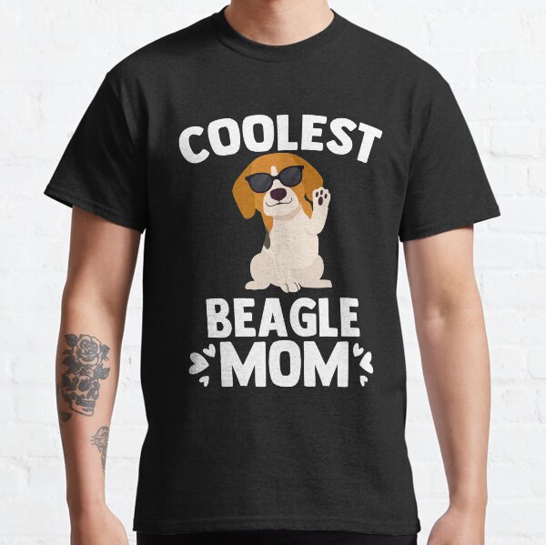Coolest Beagle Mom Puppy Pet Lover Dog Breed Dog Lover Classic T-Shirt