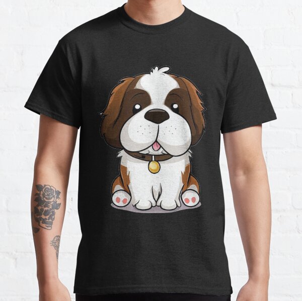 Cute st Bernard Dog Lover Classic T-Shirt