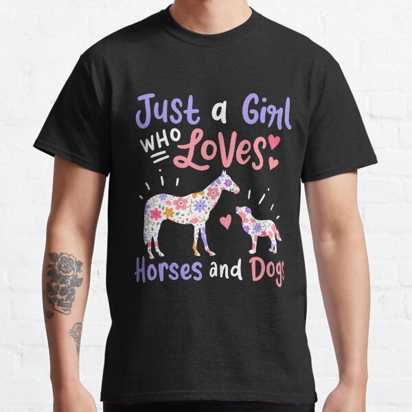 Horse Dog Horse Lover Dog Lover Classic T-Shirt