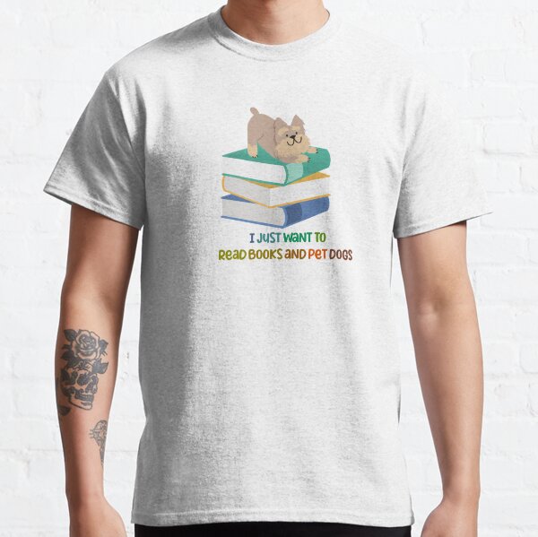 Books and dogs Classic T-Shirt