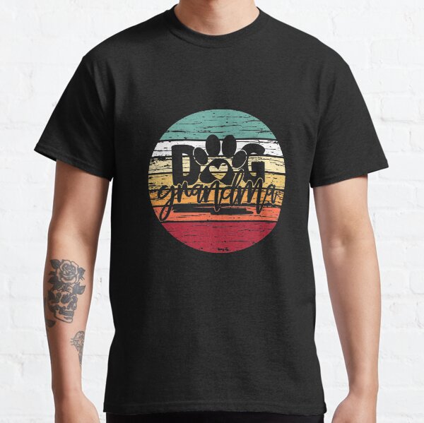 Dog Grandma - Vintage Style Dog Classic T-Shirt