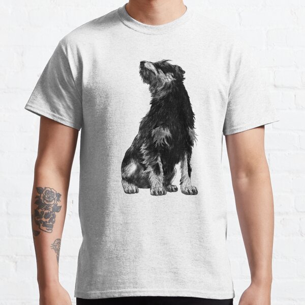 Sitting German Hunting Terrier Dog Classic T-Shirt