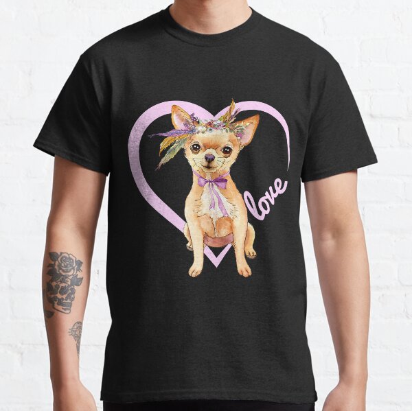 I Love My Chihuahua Dog Classic T-Shirt