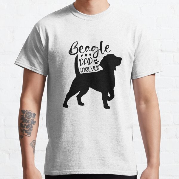 Beagle Dad Dog Silhouette Classic T-Shirt