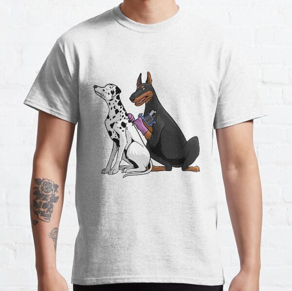Cool Tattoo Artist Funny Dog Tattoo Classic T-Shirt