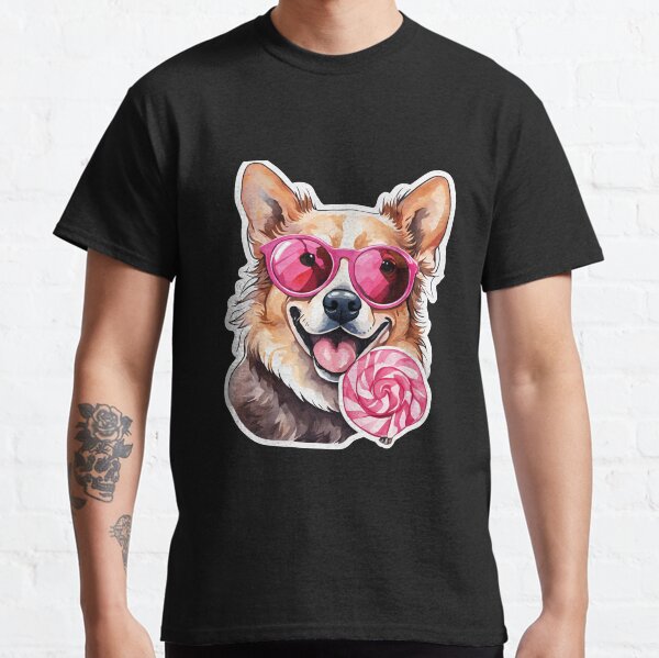 Sweet and Sassy Corgi Candy Cool Classic T-Shirt