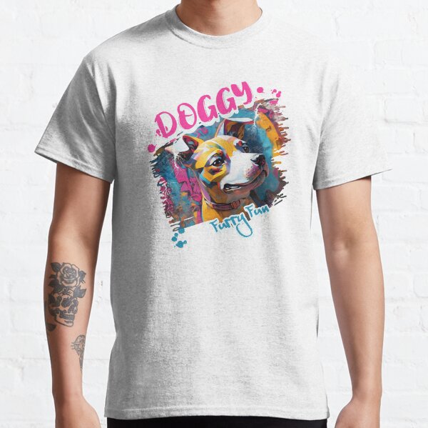 Graffiti-inspired portraiture Dog Classic T-Shirt
