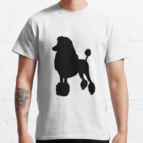 Black poodle dog Classic T-Shirt