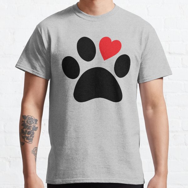 Dog Cat Paw Print Classic T-Shirt