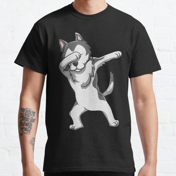 Dabbing Husky Dog Lover Classic T-Shirt