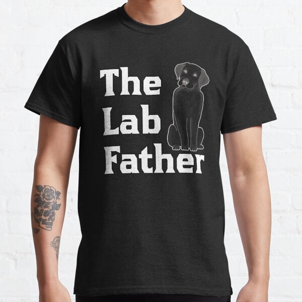 The Lab Father- Labrador dog Dad lover Classic T-Shirt