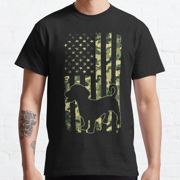 Camo Flag Dachshund Patriotic Dog Lover Classic T-Shirt