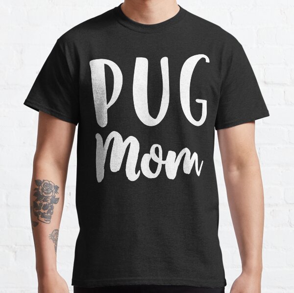 Pug Mom Funny Dog Lover Christmas Classic T-Shirt