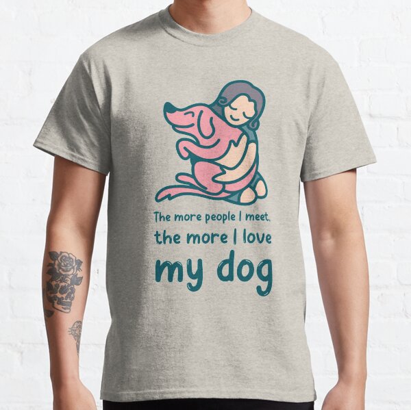 Funny Dog lover Sarcastic saying dog person Classic T-Shirt