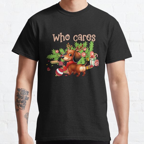 Reindeer Games Dachshund - Holiday Festive Mischief Classic T-Shirt