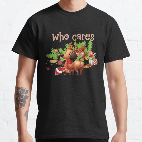 Reindeer Games Greyhound - Holiday Festive Mischief Classic T-Shirt