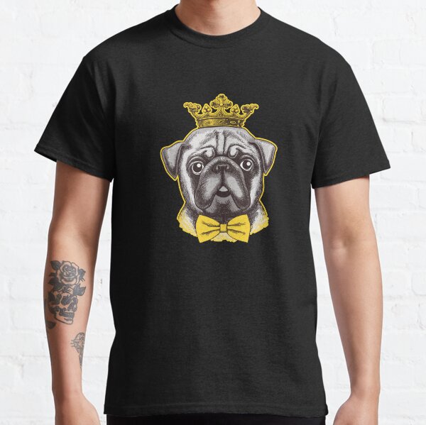 Bulldog And Crown Cute Best Gift For Dog Lovers Classic T-Shirt