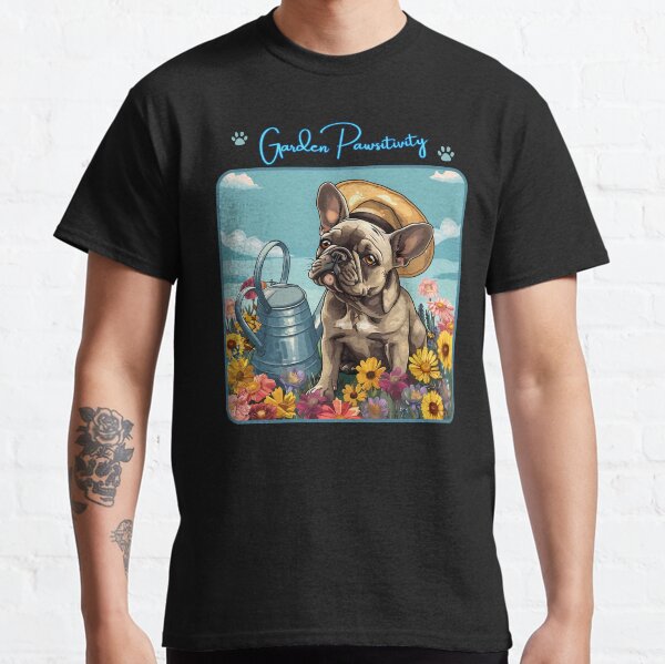 French Bulldog Gardening - Funny Animals Classic T-Shirt
