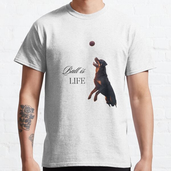 Rottweiler T ball is life  Classic T-Shirt
