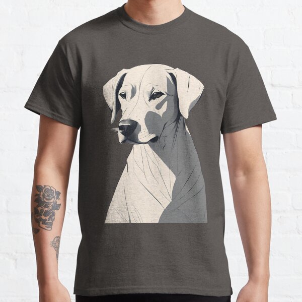 Elegant Dog Silhouette Art Classic T-Shirt