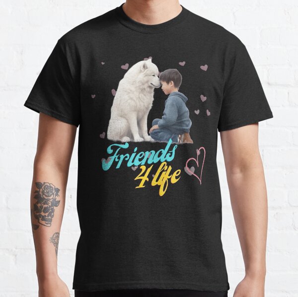 Samoyed, Friendship, the most adorable best friend gift to a Samoyed Lover Classic T-Shirt