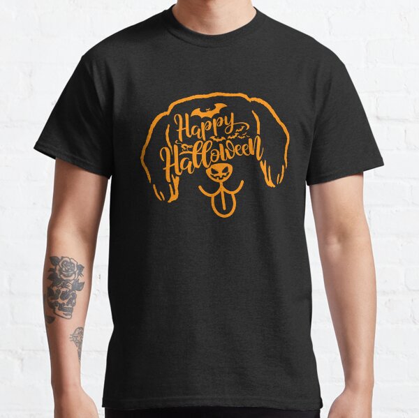Halloween golden retriever  dog Classic T-Shirt