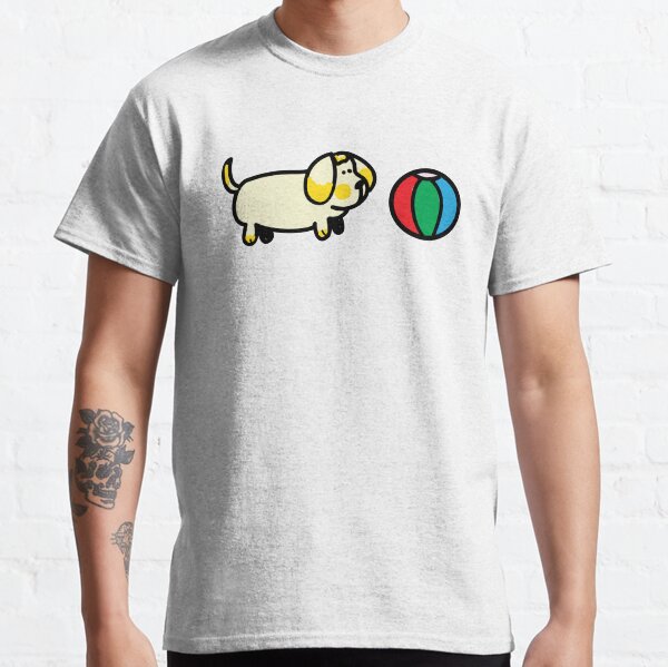 Puff the dog with a beach ball Classic T-Shirt